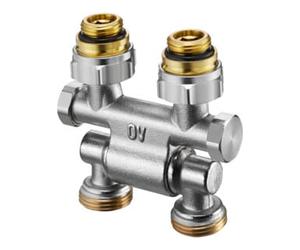 Oventrop OV ZB Raccord d'arrêt pivotant, 1/2 AGx3/4 AG Quantité:1