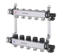 Oventrop Oventrop Collecteur de circuit de chauffage Multidis SF 5 sorties, pour régulation thermique et électrique, acier inoxydable Quantité:1