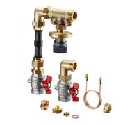 Oventrop Oventrop Kit de raccordement compteur de chaleur Hycocon DTZ avec KH DN 25, angle, avec valve de régulation de pression différentielle Quantité:1