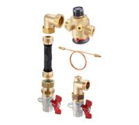Oventrop Oventrop Set de raccordement compteur de chaleur Multidis SF m QDP, DN 20, coudé, KH DN 20, 1,350 l/h Quantité:1