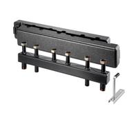 Oventrop Poutre de distribution Oventrop Regumat DN20 pour 3 circuits de chauffage, en acier Quantité:1