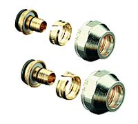Oventrop Raccords à compression OV Cofit 2-f f AG 3/4 Euroko. 20x2,5mmxG 3/4 ÜM Quantité:1