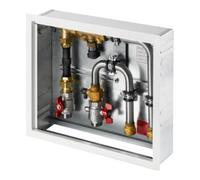 Oventrop Raccordement OV Boîtier de sol pour chauffage de surface Raccordement inférieur Quantité:1