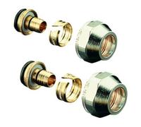 Oventrop Raccords à compression OV Cofit 2-f f AG 3/4 Euroko. 20x2,5mmxG 3/4 ÜM Quantité:1