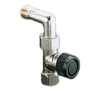 Oventrop Robinet à soupape Oventrop avec coude DN15 1/2 1181304 Quantité:1