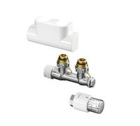 Oventrop Thermostat-Set Multiblock-T Eckform, weiß