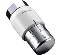 Oventrop Uni SH tête thermostatique 1012065 blanc/chromé, M 30x1,5, 7-28 °C