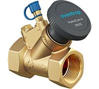 Oventrop Vanne d'arrêt de conduite HydroCom 1062724 DN 15, Rp 2000 /2, PN 16, filetage intérieur des deux côtés, laiton