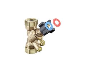 Oventrop vanne d'arrêt Hydrocontrol ATR PN 16, des deux côtés AG et écrou-raccord DN 20, 1 "AG