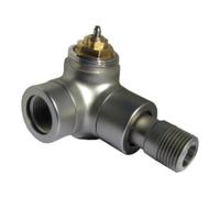 Oventrop Vanne thermostatique OV E 1/2 coin gauche version acier inoxydable Quantité:1