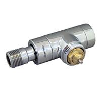 Oventrop vanne thermostatique série E 1163152 1/2 », chrome droite,