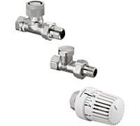 Oventrop vanne thermostatique Uni LH 1703163 DN 10, droit, avec thermostat