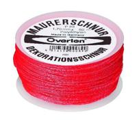 Overmann Overmann Corde de maçon L.50 m, Ø1,7 mm PE rouge, résistance à la traction 30 kg Quantité:1