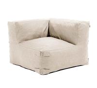Oviala Fauteuil d'angle pour canapé modulable Beige - Mixi