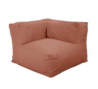 Oviala Fauteuil d'angle pour canapé modulable Terracotta - Mixi