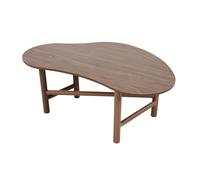 Table basse décor mélaminé marron Spencer - Oviala