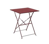 Oviala Table de Jardin Pliante bistrot en Acier 60 cm Pourpre
