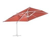 Oviala Toile pour Parasol déporté 4x3m Terracotta