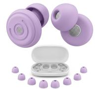 OVIANOR Bouchon d'Oreille pour Dormir, 35 dB Anti-Bruit, 4 Tailles XS/S/M/L | Boule Quies Sommeil en Silicone Réutilisables avec Isolation Acoustique Double Couche, Ergonomiques, pour Dormir sur le Côté