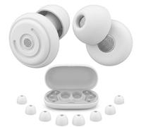 OVIANOR Bouchon d'Oreille pour Dormir, 35 dB Anti-Bruit, 4 Tailles XS/S/M/L | Boule Quies Sommeil en Silicone Réutilisables avec Isolation Acoustique Double Couche, Ergonomiques, pour Dormir sur le Côté