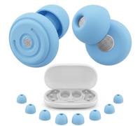 OVIANOR Bouchon d'Oreille pour Dormir, 35 dB Anti-Bruit, 4 Tailles XS/S/M/L | Boule Quies Sommeil en Silicone Réutilisables avec Isolation Acoustique Double Couche, Ergonomiques, pour Dormir sur le Côté