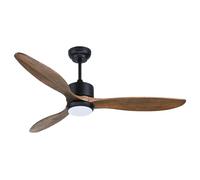 Ovlaim 132 CM intérieur 3 pales hélice Smart ventilateur de plafond | Ventilateur de plafond en bois massif à moteur DC silencieux avect