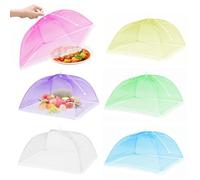Ovtai Cloche Anti Mouche, 6 Pièces Cloche Alimentaire, Cloche Alimentaire Anti Insectes, Convient pour Les Aliments, Les Barbecues, Les Buffets, Le Camping, Les Pique-niques