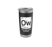 Ow The Element of Pain Tableau périodique Drôle Science Gobelet isotherme en acier inoxydable double paroi