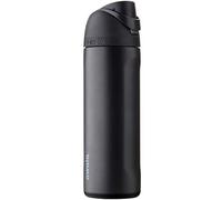 Owala FreeSip Bouteille d'eau isotherme en acier inoxydable avec paille pour le sport et les voyages, sans BPA, 710 ml, très foncé