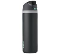 Owala FreeSip gourde isotherme en inox avec paille et couvercle, 710 ml - sans BPA, garde frais pendant 24 heures pour le sport et les voyages, Foggy Tide