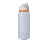 Owala FreeSip gourde isotherme en inox avec paille et couvercle, 945 ml - sans BPA, garde frais pendant 24 heures pour le sport et les voyages, Beach House