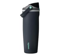 Owala FreeSip Sway gourde isotherme en acier inoxydable, avec bec 2-en-1, 890ml, paille intégrée et poignée arceau, conçue pour les voyages, l’école et le sport, sans BPA, étanche, Foggy Tide