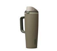 Owala FreeSip Tumbler, gobelet isotherme en acier inoxydable avec paille intégrée et poignée latérale, 890ml, pour les voyages, le travail, l’école et le sport, sans BPA, Off Road
