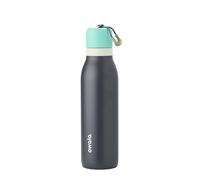 Owala FreeSip Twist Gourde isotherme en inox avec paille et couvercle, 532 ml - sans BPA, conserve le froid ou la chaleur pendant une longue durée pour le sport et les voyages, Foggy Tide