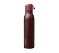 Owala FreeSip Twist Isolierte Edelstahl Trinkflasche mit Strohhalm, 710 ml - BPA-frei, optimal für Sport, Fitness, Reisen, Yoga und Outdoor, Black Cherry