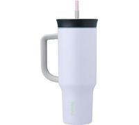 Owala Stainless Steel Insulated Travel Tumbler, 1.18 l - Mug Isotherme en Inox avec Paille et Couvercle, 1.18 l - sans BPA, Conserve le Froids ou la Chaleur Pendant Une Longue Durée, Bunny Hop