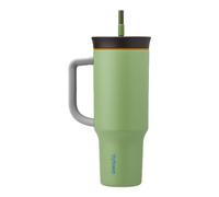 Owala Stainless Steel Insulated Travel Tumbler, 1.18 l - Mug Isotherme en Inox avec Paille et Couvercle, 1.18 l - sans BPA, Conserve le Froids ou la Chaleur Pendant Une Longue Durée,Brave Adventure