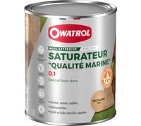 Owatrol Saturateur bois D1 – bois exotiques, résines alkydes & huiles végétales – 1 L Clair