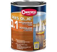 OWATROL - Deks Olje D.1 - Saturateur Bois Exotiques - 2.5L | Vernis marin pour bois denses, terrasses et ponts de bateaux - Imprégnation en profondeur pour une finition mate naturelle