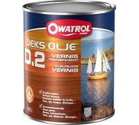 OWATROL - Deks Olje D.2 - Vernis Marine Brillant Bois Exotiques - 2.5L | Vernis transparent - Bateau, Teck, Ipé, Movingui, Acajou -Protège les bois exotiques durablement des UV et intempéries