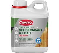 OWATROL - DILUNETT - Décapant Gélifié à l'Eau pour Bois Métal et PVC - Surfaces Extérieurs - 0,5 L