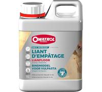 OWATROL - LIANFLOOR - Liant d'empâtage pour joints, trous, fissures - Parquet, escalier - 1L