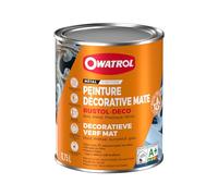 OWATROL - RUSTOL DECO MAT - Peinture antirouille décorative - Gris Anthracite RAL 7016-0.75 litre