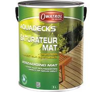 Owatrol Saturateur bois AQUADECKS - Miel - 5L