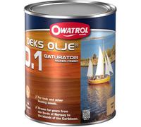 Owatrol Saturateur DEKS OLJE D.1, 1L, Pour bois exotiques et denses, Protection terrasses et ponts de bateaux