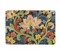 Owen Jones Chinese Floral Pattern Tapis 150 x 100 cm, Doux et Antidérapant | Tapis 150 x 100 cm comme cadeau de crémaillère, avec poils courts; pour petits espaces intérieurs
