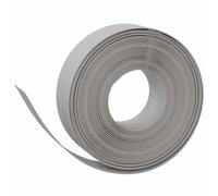 Owoxanthellate Bordure de pelouse en polyéthylène - 25 m x 15 cm - Flexible - Gris