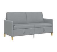 Owoxanthellate Canapé 3 places avec espace de rangement, gris clair, 172 x | Canapé 3 places peu encombrant pour le salon avec assise pliable, espace de rangement et housse en polyester amovible.