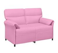 Owoxanthellate Canapé moderne rembourré avec cadre en métal, canapé élégant pour salon, housse en tissu robuste en polyester, rembourrage en mousse confortable et accoudoirs pliables, noir