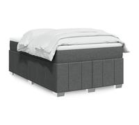 Owoxanthellate Lit à sommier tapissier, 120 x 190 cm, gris, avec matelas à ressorts ensachés et surmatelas, lit capitonné moderne, en bois massif, pour chambre à coucher, chambre d'adolescent, chambre
